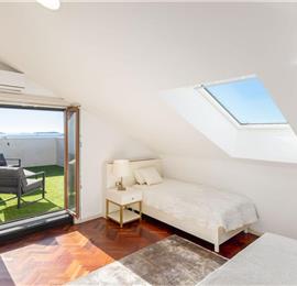 5 bedroom beachfront villa with pool on Ciova Island, Trogir, sleeps 12